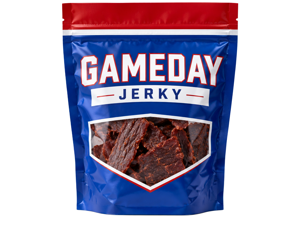 Gameday Jerky bag mockup